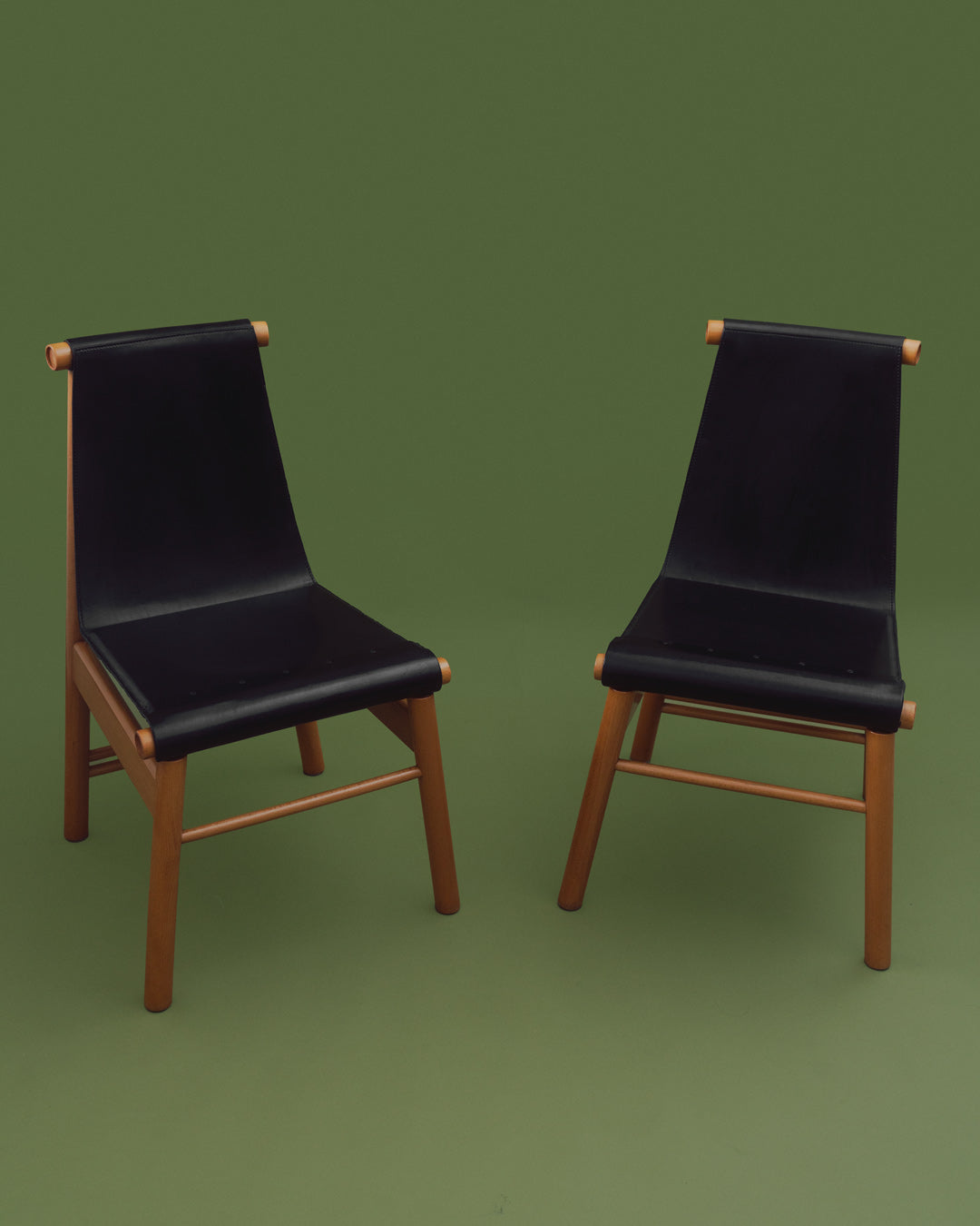 Pair of Sculptural Mid-Century Chairs