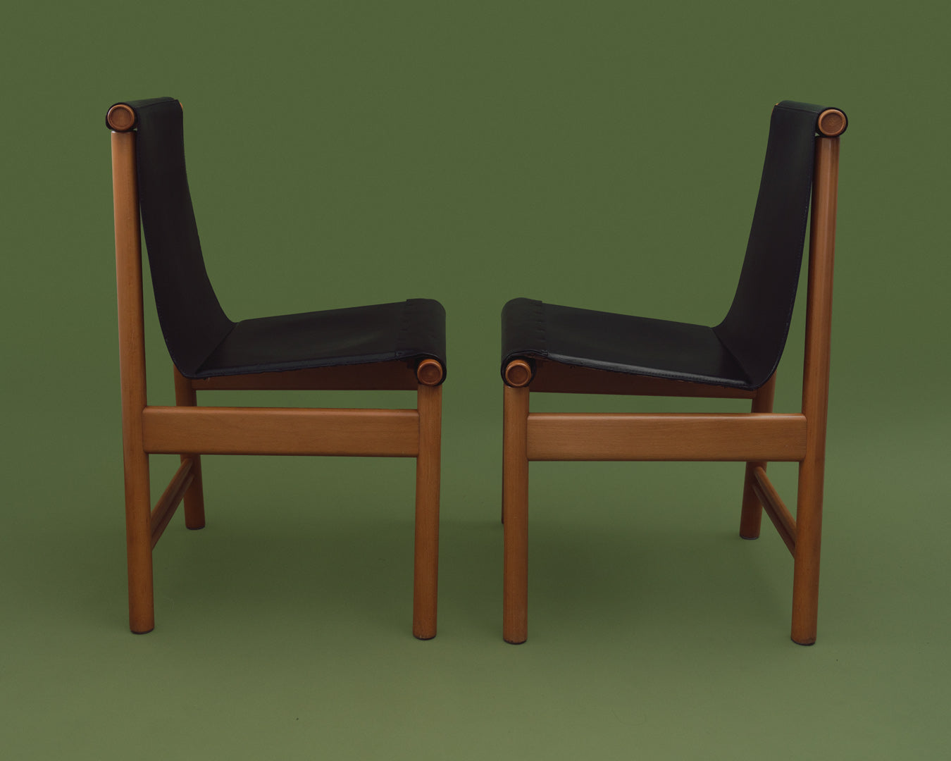 Pair of Sculptural Mid-Century Chairs