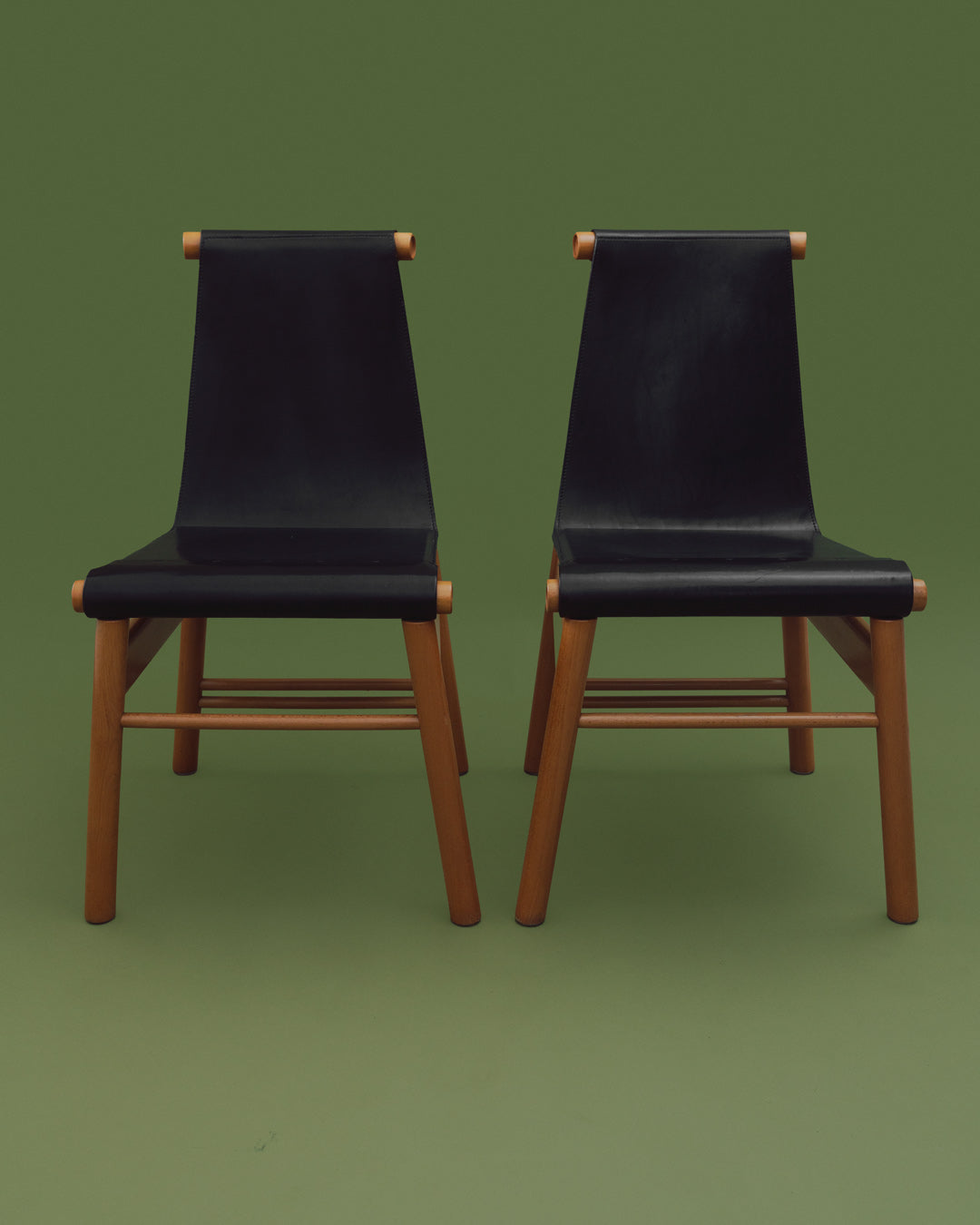 Pair of Sculptural Mid-Century Chairs