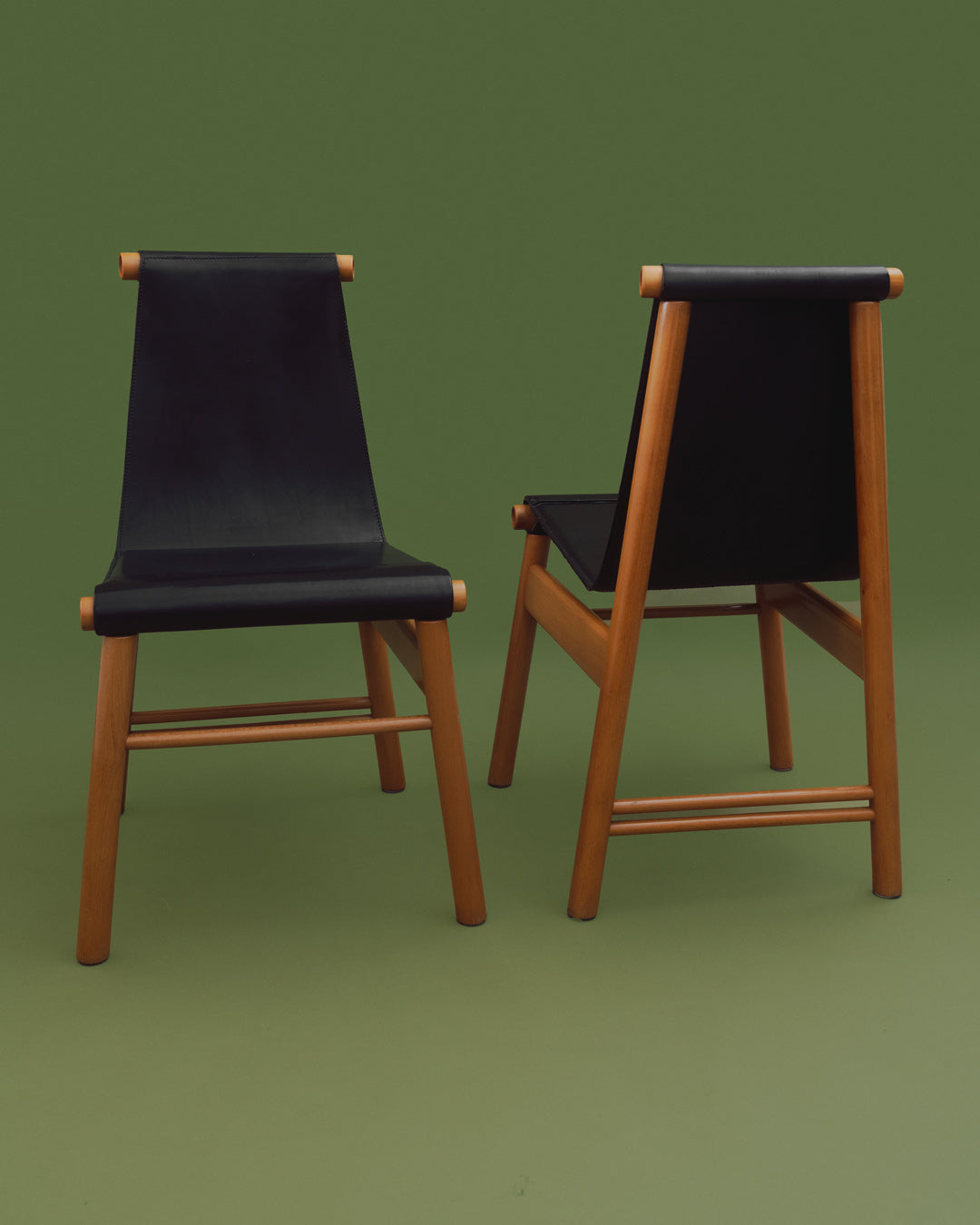 Pair of Sculptural Mid-Century Chairs